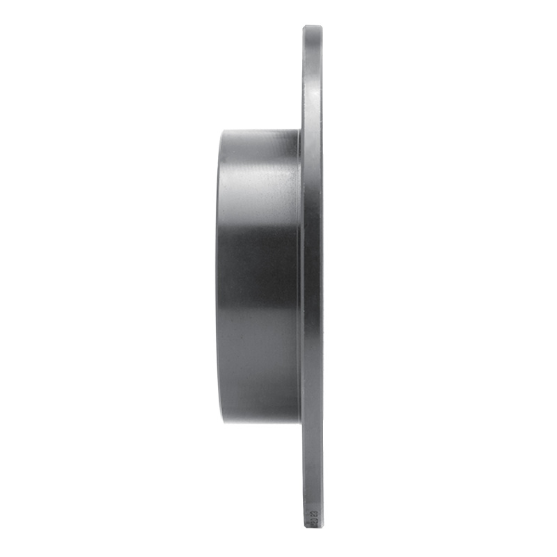 Audi A3 Brake Rotor (1) - Rear Left - R1 Concepts - Drilled & Slotted - Black - `10-`19